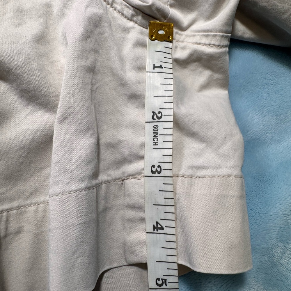 Talbots Lightweight Cargo Shorts in cream color - Size 16 Y2K Style - Picture 7 of 9